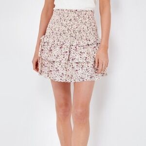 Hyacinth House Floral Steff Mini Skirt Western XS